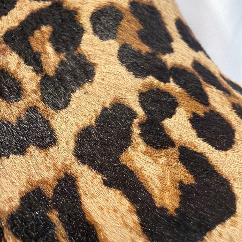 Michael Kors Cheetah Fur   Square‎ Heel Ankle Boots Size 9 NWT Dressy Casual - Picture 7 of 10